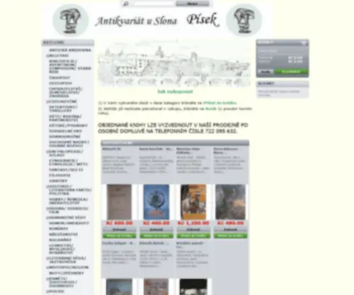 Antikvariatuslona.cz(Antikvariatuslona) Screenshot
