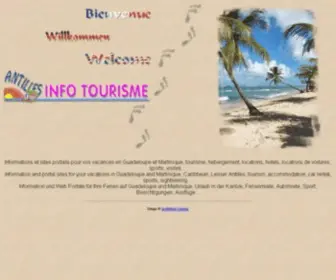 Antilles-Info-Tourisme.com(Antilles Info Tourisme) Screenshot