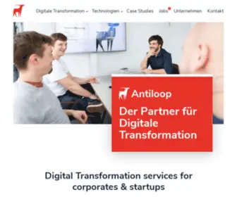 Antiloop.com(Der Partner für Digitale Transformation) Screenshot