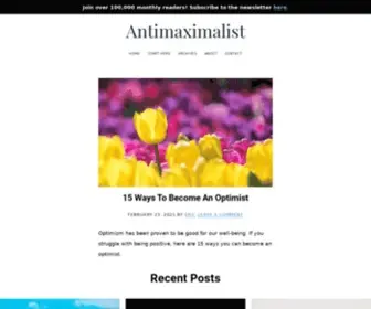 Antimaximalist.com(Bot Verification) Screenshot