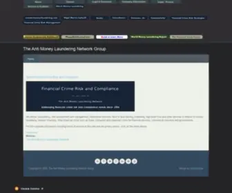 Antimoneylaundering.net(The Anti Money Laundering Network Group) Screenshot