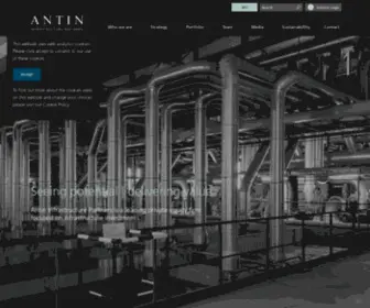 Antin-IP.com(Antin Infrastructure Partners) Screenshot