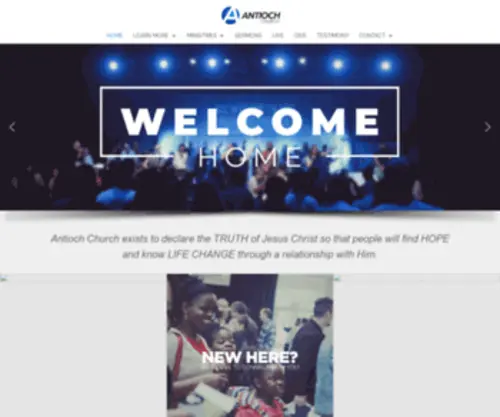 Antiochchurch.com(Antioch Church) Screenshot