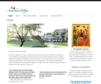 Antiochianvillage.org(Christian Conference and Retreat Center) Screenshot
