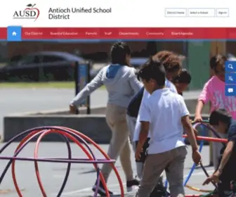 Antiochschools.net(Antioch Unified School District) Screenshot