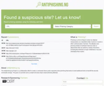 Antiphishing.ng(antiphishing) Screenshot