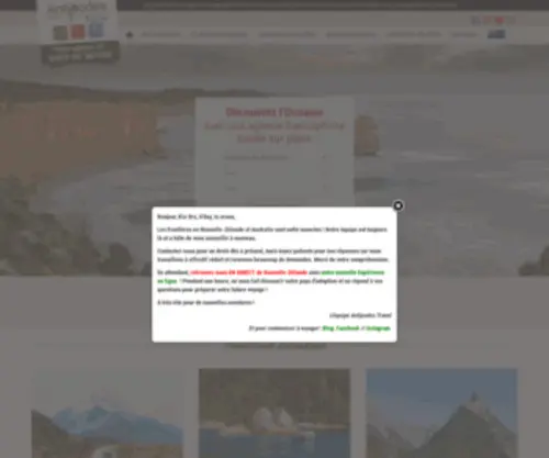Antipodes-Travel.com(Antipodes Travel) Screenshot