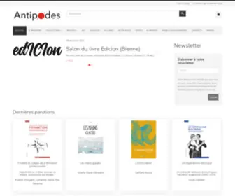 Antipodes.ch(Editions Antipodes) Screenshot