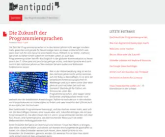 Antipodi.ch(Antipodi) Screenshot