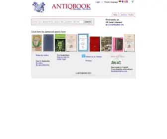 Antiqbook.nl(BOOKS) Screenshot