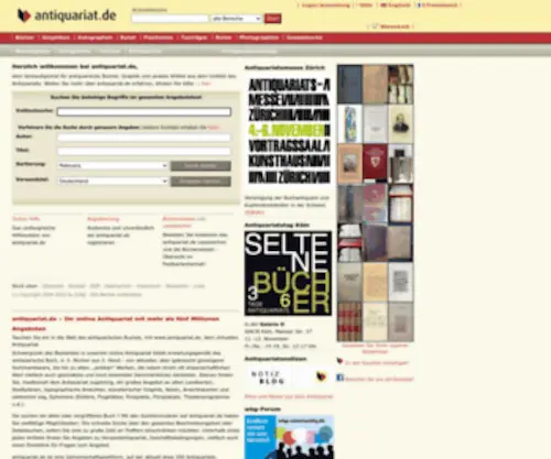 Antiquariat-Kretzer.de(Antiquariat Kretzer) Screenshot