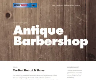 Antique-Barbershop.com(Antique Barbershop) Screenshot