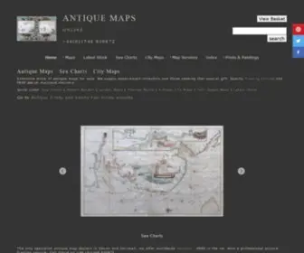 Antique-Maps-Online.co.uk Screenshot