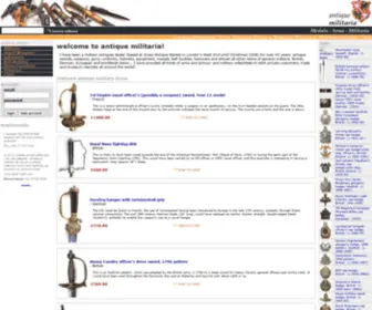 Antique-Militaria.co.uk Screenshot