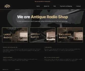 Antique-Radioshop.com(Antique Radio Shop) Screenshot