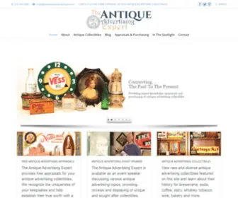 Antiqueadvertisingexpert.com(Antique Advertising Expert) Screenshot