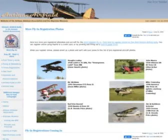 Antiqueairfield.com(Antique Airfield) Screenshot