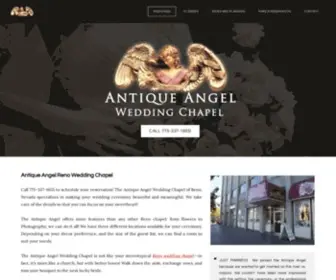 Antiqueangelchapel.com(Reno Wedding Chapel) Screenshot