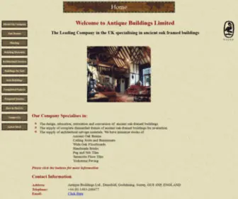 Antiquebuildings.com(Antique Buildings Ltd) Screenshot