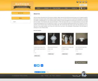 Antiquecleveland.com(Antique Glassware and more) Screenshot