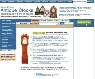 Antiqueclockspriceguide.com(Antique Clocks Price Guide) Screenshot