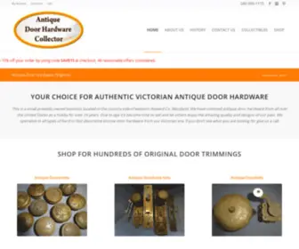 Antiquedoorhardwarecollector.com(Antique Door Hardware Originals) Screenshot