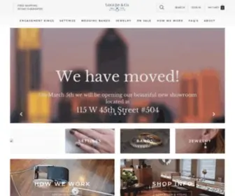 Antiqueengagementrings.com(Leigh Jay &amp; Co) Screenshot