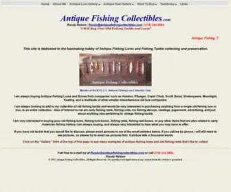 Antiquefishingcollectibles.com(Antique Fishing Collectibles) Screenshot