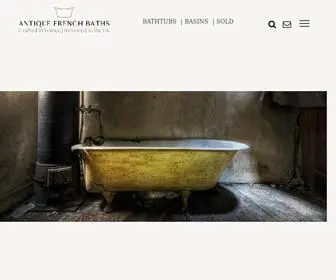 Antiquefrenchbaths.com(Antique French Baths Ltd) Screenshot