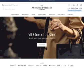 Antiquejewellerycompany.com(The Antique Jewellery Company) Screenshot