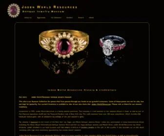 Antiquejewelrymuseum.com(Joden World Resources Antique and Estate Jewelry) Screenshot