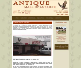 Antiquemalloflubbock.com(Antique Mall of Lubbock) Screenshot