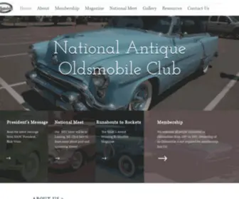 Antiqueolds.org(The National Antique Oldsmobile Club Antique Vintage Classic Oldsmobiles) Screenshot