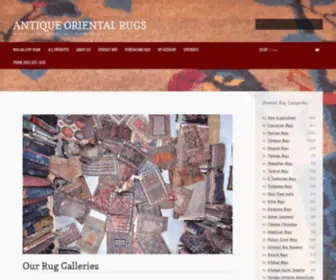 Antiqueorientalrugs.com(Mosby Antique Oriental Rugs) Screenshot