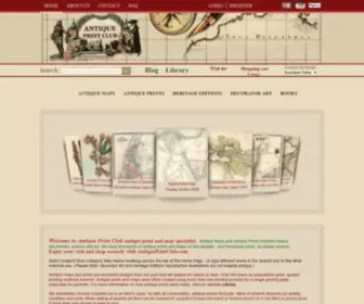 Antiqueprintclub.com(Antique Print Club) Screenshot