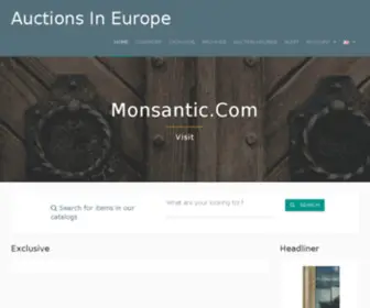 Antiques-IN-Europe.com(Antiques in europe) Screenshot