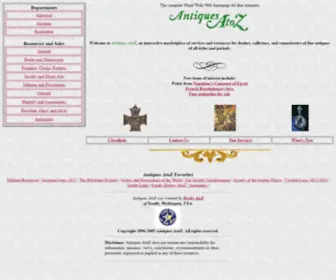 Antiquesatoz.com(Antiques AtoZ) Screenshot