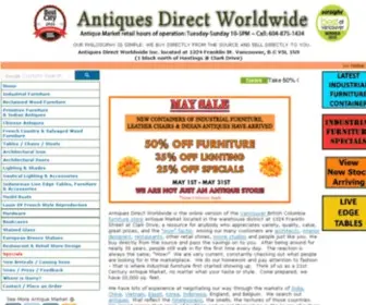 Antiquesdirect.ca(Antique Market) Screenshot