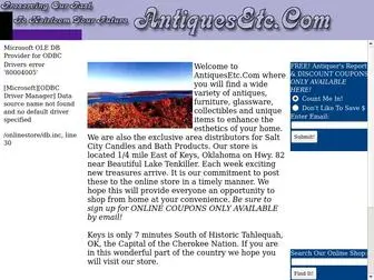 Antiquesetc.com(Variety of antiques) Screenshot