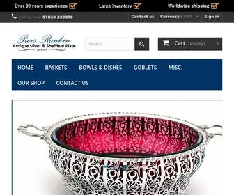 Antiquesilverlondon.com(Piers Rankin Antique Silver London) Screenshot