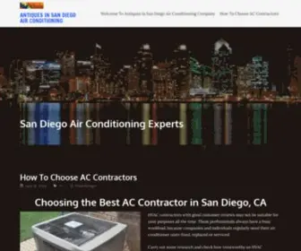 Antiquesinsandiego.com(Antiques in San Diego HVAC) Screenshot