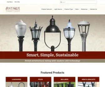 Antiquestreetlamps.com(This page) Screenshot
