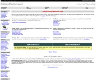 Antiquetractors.com(Antique Tractors) Screenshot
