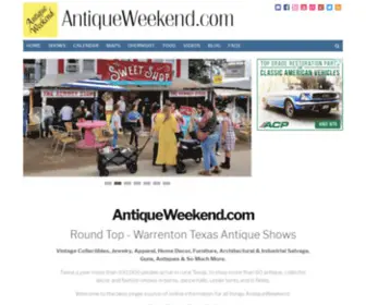 Antiqueweekend.com(Directory for the Round Top) Screenshot