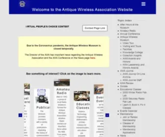 Antiquewireless.org(Antique Wireless Association) Screenshot