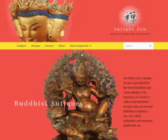 Antiquezen.com(Asian Antiques and Antiquities) Screenshot