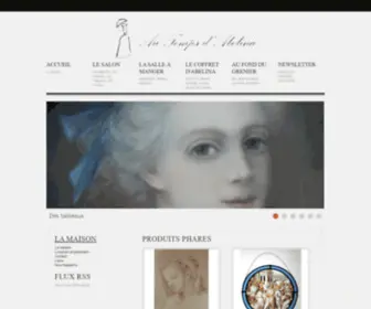 Antiquites-Abelina.com(Au Temps d'Abelina) Screenshot