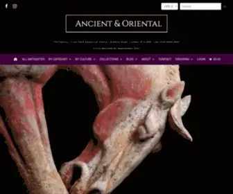 Antiquities.co.uk(Ancient & Oriental) Screenshot