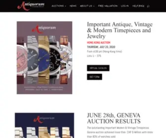 Antiquorum.com(Antiquorum Auctioneers since 1974) Screenshot