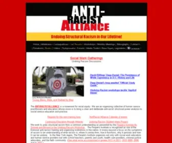 Antiracistalliance.com(Anti-Racist Alliance) Screenshot